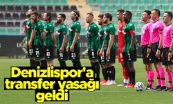 Denizlispor'a transfer yasağı geldi