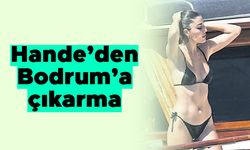 Hande Erçel Bodrum'da görüntülendi