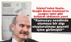 İçişleri'nden Soylu, Sezgin Baran Korkmaz'ın uçağını taksi gibi kullandı iddiasına yanıt