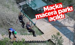Maçka macera parkı açıldı