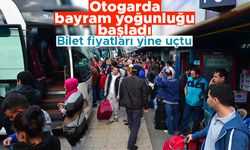 Otogarda bayram yoğunluğu başladı