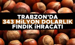Trabzon'dan 343 milyon dolarlık fındık ihracatı