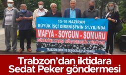 Trabzon’dan iktidara Sedat Peker göndermesi