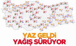 Yaz geldi, yağış sürüyor