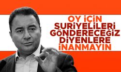 Ali Babacan'dan Suriyeliler açıklaması: 'Gönderemezler'