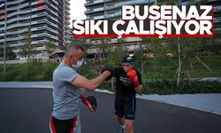 Busenaz Sürmeneli sıkı çalışıyor