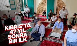 Kıbrıs'ta 47 yıl sonra bir ilk