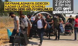 Suriyelilerin bayram yolculuğu sürüyor