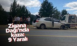Zigana Dağında trafik kazası: 9 yaralı