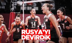 A Milli Voleybol takımımız, Rusya'yı devirdi