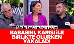 Babasını karısı ile beraber olurken yakaladı