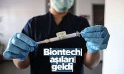 Biontech aşıları geldi