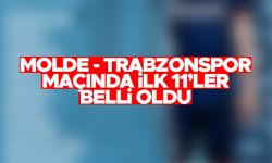 Molde - Trabzonspor maçında ilk 11'ler belli oldu