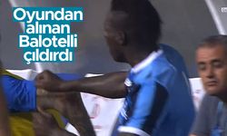 Oyundan alınan Mario Balotelli çıldırdı