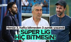 Spor Toto Süper Lig'de 3. teknik direktör ayrılığı