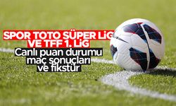 Spor Toto Süper Lig ve TFF 1. Lig 1. hafta maç sonuçları ve canlı puan durumu