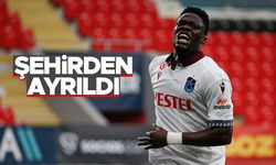 Trabzonspor'da Caleb Ekuban şehirden ayrıldı