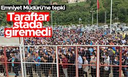 Trabzonspor taraftarı stada giremedi - Polis ile vatandaş arasında gerginlik yaşandı