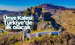 Ünye Kalesi Türkiye’de ilk olacak