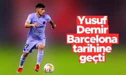 Yusuf Demir, Barcelona tarihine geçti - Messi'den beri...
