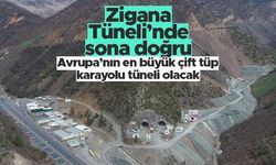 Zigana Tüneli'nde sona doğru