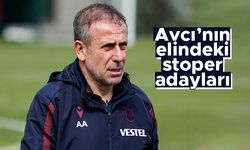 Abdullah Avcı'nın elindeki stoper adayları...