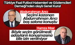 Abdurrahman Arıcı boş salona konuştu