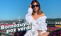 Aynur Aydın’dan bornozlu paylaşım