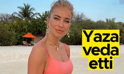 Burcu Esmersoy yaza böyle veda etti