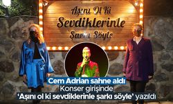 Cem Adrian Trabzon'da sahne aldı