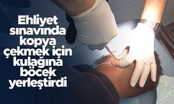 Ehliyet sınavında maskesine kamera, kulağına böcek yerleştiren kopyacı, hakim karşısında