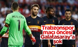Galatasaray'a şok üstüne şok! - Trabzonspor maçında olmayacaklar...
