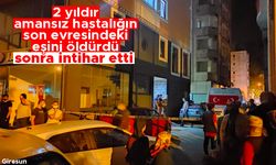 Giresun'da acı olay - Önce eşini sonra kendini vurdu...