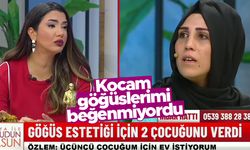 Göğüslerine silikon taktırmak için iki çocuğundan vazgeçen kadından ilginç savunma