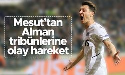 Mesut Özil'den Alman tribünlerine olay hareket