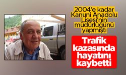Trabzon'da acı ölüm - Eski Kanuni Anadolu Lisesi Müdürü hayatını kaybetti