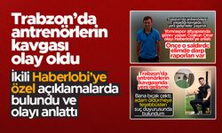 Trabzon'da antrenörlerin kavgası olay oldu - Coşkun Çınar ve Memiş Emin Haberlobi'ye konuştu