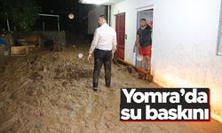 Trabzon'un Yomra ilçesinde su baskını