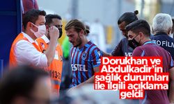 Trabzonspor'da Dorukhan Toköz ve Abdülkadir Parmak'ın sağlık durumları ile ilgili açıklama
