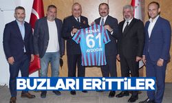 Trabzonspor'dan Emniyet Müdürü Kenan Aydoğan'a ziyaret