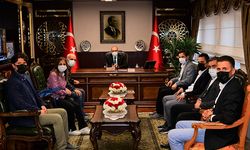TSYD Trabzon Şubesi, İsmail Ustaoğlu ve Murat Zorluoğlu'nu ziyaret etti.