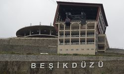 Trabzon'un Beşikdüzü ilçesindeki teleferik çürümeye terk edildi