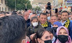 Bayburt'ta Ekrem İmamoğlu izdihamı
