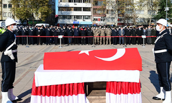 Trabzon'da hayatını kaybeden şehit trafik polisi Yusuf Ceylan için cenaze töreni düzenlendi