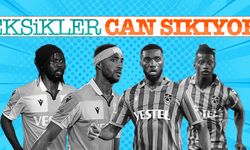 Trabzonspor'da eksikler can sıkıyor
