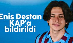 Trabzonspor, Enis Destan'ı KAP'a bildirdi