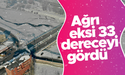 Ağrı'da soğuk hava ve kar yağışı etkili oluyor