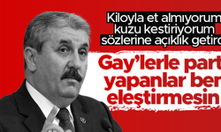 Mustafa Destici: Gay'lerle yılbaşı kutlayanlar beni eleştirirse kabul etmem