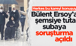Bülent Ersoy'a şemsiye tutan subaya soruşturma