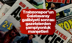 Trabzonspor'un Galatasaray galibiyet sonrası gazete manşetleri (24.01.2022)